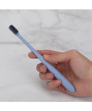 SUICRA Travel Toothbrush Set - 10 Pcs Soft Charcoal Handle for Family Oral Care - Portable & Stylish - Buy Online on GoSupps.com