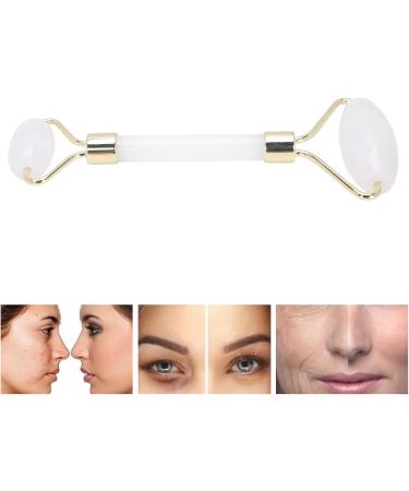 Verdant Touch White Jade Anti-Aging Facial Roller Ergonomic Massager for Youthful Skin Care - Buy Online on GoSupps.com