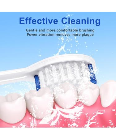 Fisteth Replacement Brush Heads for Olybo Electric Toothbrush - 6-Pack (3 Black & 3 White) - Optimal Clean & Compatibility - Buy Online on GoSupps.com