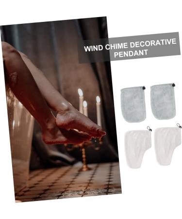 FRCOLOR Foot Cover 2 Pairs Gloves Insulation Cotton Hand Paraffin Wax Gloves 28x20cm Grey - Buy Online on GoSupps.com