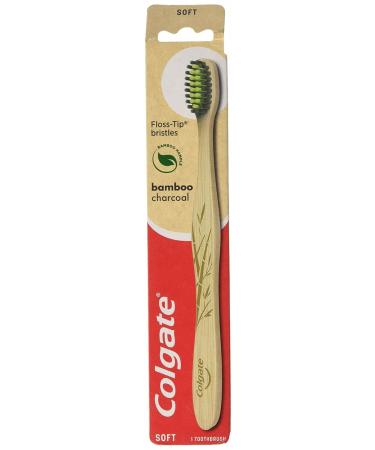 Shop Colgate Bamboo Charcoal Toothbrush - Soft Bristles for Superior Clean | International Shipping Available - Buy Online on GoSupps.com