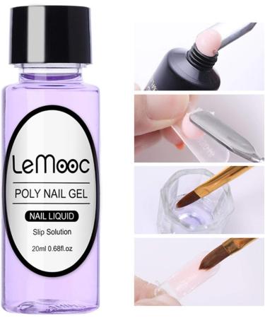 kishi 20ml Nail Slip Solution Poly Building Gel Nail Extension Gel Set Nail Liquid Slip Solution Nail Gel Extension Tool for Women Pcak of 2 Respectable - Buy Online on GoSupps.com