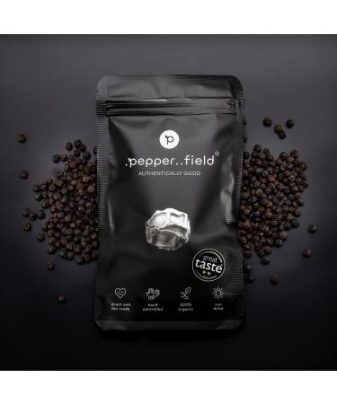 .pepper..field Black Kampot Pepper 50g - Black Pepper Grain - Real Black Pepper from Kampot Cambodia PGI - Whole Black Peppe - Buy Online on GoSupps.com