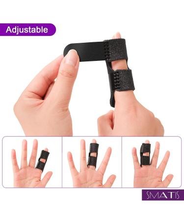 SMATIS Trigger Finger Splint - Adjustable Brace for Arthritis Pain - Set of 2 Finger Splints - Support for Index, Middle, and Ring Fingers - Buy Online on GoSupps.com
