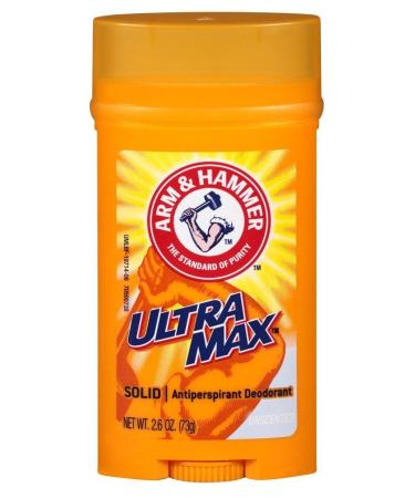 ARM & HAMMER ULTRAMAX Anti-Perspirant Deodorant Invisible Solid Unscented 2.60 oz (Pack of 2) - Buy Online on GoSupps.com