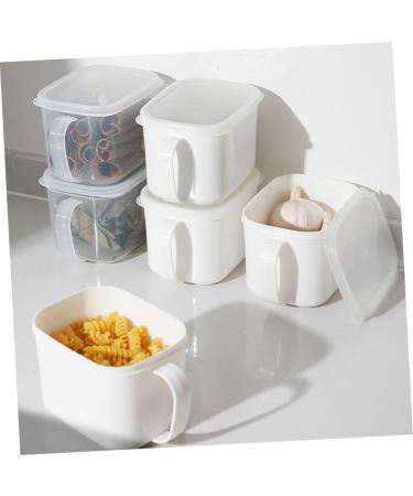 Alipis 6 Pcs Storage Box with Handle Cereal Refrigerator Organizer Keeper Kitchen Food Organizer re-usable - Buy Online on GoSupps.com