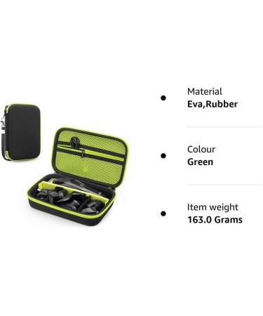 Yinke Case for Braun Series 3/5/7 All in one Trimmer MGK3335 MGK3221 MGK3245 BT3221 BT5260 BT3240 BT5265 BT7240 Beard Trimmer and Hair Clipper Travel Hard Case Carrying Protective Storage Bag (Green) - Buy Online on GoSupps.com