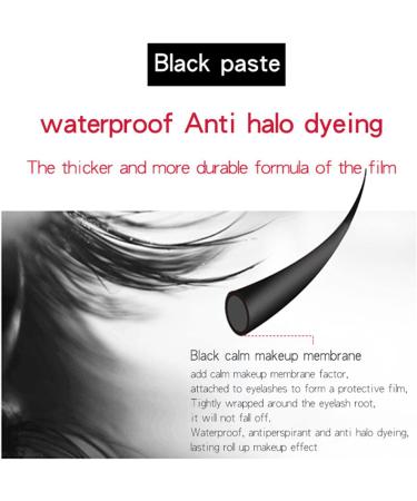 HOUSN Waterproof Mascara 4D Silk Fiber Volume Mascara Black Thickening and Lengthening Mascara Lasts All Day Smudge-Proof Adds Natural Glamour - Buy Online on GoSupps.com