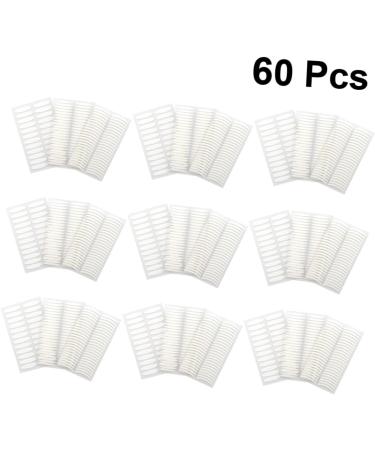 DOITOOL 60 Sheets Eyelid Lace Fold Eyelid Shadow Decals Eyelid Stickers Slim Oval Shape Eyelid Sticker Clear Stickers Traceless Eyelid Sticker Man White Invisible Eye Patch Size 1 - Buy Online on GoSupps.com
