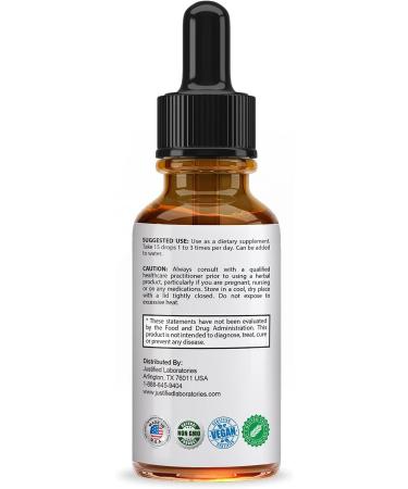 Justified Laboratories Liquid Chlorophyll Drops 6000MG - Maximum Strength Green Concentrate with Antioxidants, Minerals & Vitamins - 2 FL OZ Bottle - Buy Online on GoSupps.com