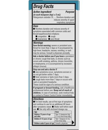 Nature's Way Umcka ColdCare Children's Cherry Syrup - Kids 6+ - 4 oz - Buy Online on GoSupps.com