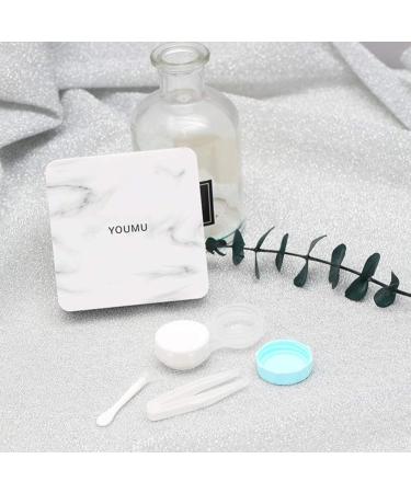 Exceart Contact Lens Container Holder - Travel Case for Eye Care & Contact Lenses - Mini White Design - Buy Online on GoSupps.com