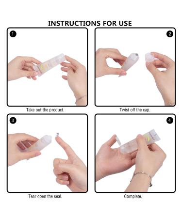 DincherBel Travel Size Body Wash and Body Lotion - Bulk Hotel Toiletries Supplies for Guests - Refreshing Tropical Coconut Scent Shower Gel and Body Cream for Men & Women (1 Fl Oz 100 Pack) - Buy Online on GoSupps.com