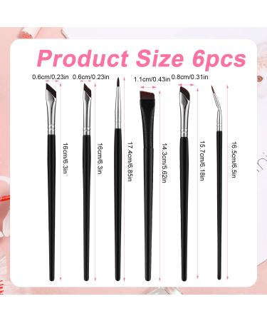 6-Piece Precision Eyeliner Brush Set for Flawless Makeup Application - Buy Online on GoSupps.com