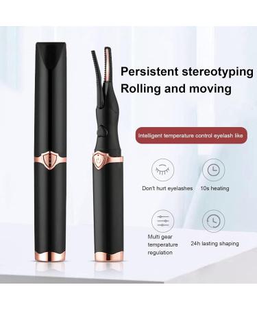 Worparsen Heated Eyelash Curler Lash Curler Heated USB Rechargeable Electric Eyelash Curler Three-Speed Intelligent Temperature Control Quick Heating 24 Hours Long Lasting for Make Up White - Buy Online on GoSupps.com