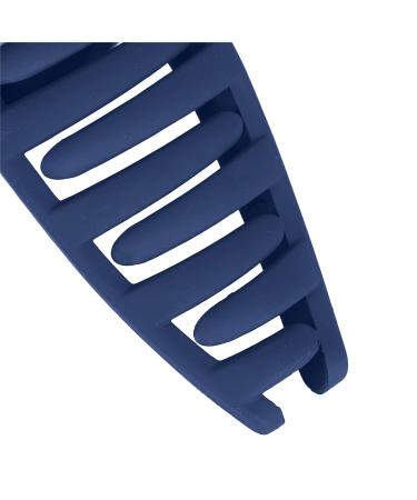 Premium Navy Blue Hair Clips - Slipproof Acetate Strong Claws for Women & Girls | Perfect for Makeup & Cooking - Buy Online on GoSupps.com