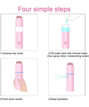 Facial Mini Pulv risateur de Brume Faciale Portable Confortable Garder la Maison pour les Voyages Quotidiens - Buy Online on GoSupps.com