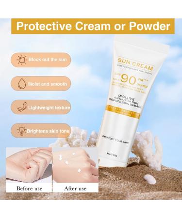  MAOYING Non Greasy Sunscreen Light Texture Sunscreen Milk Body and Face Sunscreen Sun Lotion with Protection Face Sun Protection - Buy Online on GoSupps.com
