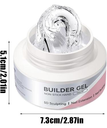  Rukjmqi 3D Sculpting Gel - 60ml Solid Modeling Gel for Nails | Non-Sticky Builder Manicure Design for Women Creating Modeling Painting and Extensions | Hand Manicure Art - Buy Online on GoSupps.com