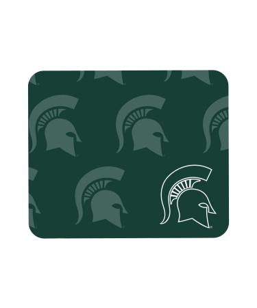 OTM Essentials Officially Licensed Michigan State University Spartans Mouse Pad, Non-Slip Rubber Base, Mascot Repeat