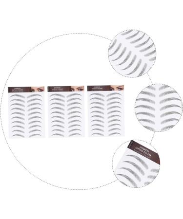 Outanaya 3 Sheets Waterproof Eyebrow Stickers Waterproof Makeup Eyebrow Stickers Caboodle Transfer Stickers 21x15cm Black - Buy Online on GoSupps.com
