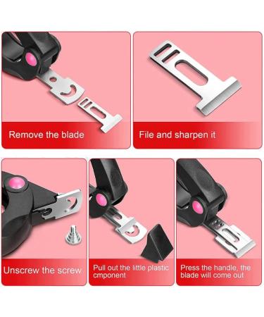 Acrylic Nail Clipper U Shaped Nail Edge Trimmers False Nail Tip Scissors Black - Buy Online on GoSupps.com