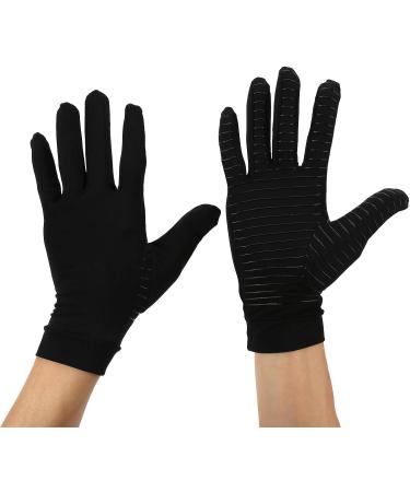 Soraz Copper Compression Gloves for Arthritis Relief | Full Finger Support for Typing Cooking & Gaming (M - Buy Online on GoSupps.com