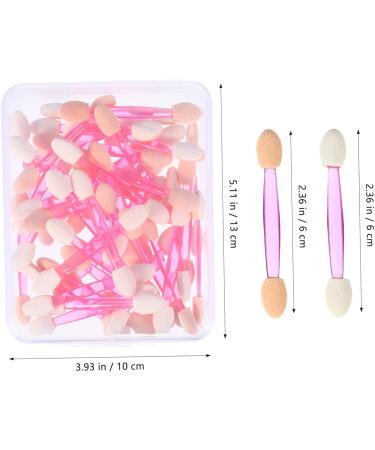 Mikinona 100pcs Double Ended Eyeshadow Brush Everyday Makeup Brush Double-ended Eyedhadow Brush Plastic - Buy Online on GoSupps.com