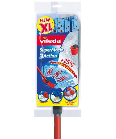 Vileda VIL128526 Supermocio 3 Action Head & Handle Kitchen & Home