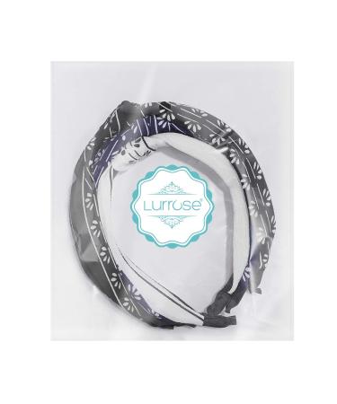 Shop Lurrose Handmade Fabric Hair Bands - 3 Piece Set | Women s Wide Knot Hair Accessories in White Blue Black - Buy Online on GoSupps.com