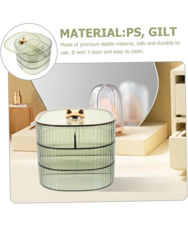 KICHOUSE Candy Plate Decor Food Tray Sympathy Baskets Dried Fruit Case Sweet Candy Case Grid Biscuit Box 15X15X13.5CM Green - Buy Online on GoSupps.com