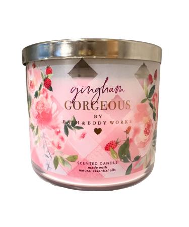 Bath & Body Works Gingham Gorgeous 3-Wick Scented Candle - 2023 New Scent
