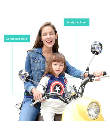 Children's Adjustable Motorcycle Safety Belt | Fall Protection for Scooters & Electric Cars | 1 Pack - Buy Online on GoSupps.com