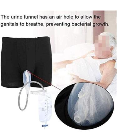 Urine Bag Wearable Urine Bag Incontinence Pants for Men Portable Leak Proof Urine Funnel Prevent Embarrassing for Men Elder Spill Proof Collector Urine System Holder Bag (Size : Medium (69-92cm)) - Buy Online on GoSupps.com