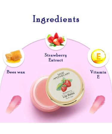 Naturix Super Soft Strawberry Lip Balm | Natural Ingredients for Lightening Dark Lips | Moisturizes Dry Lips | Unisex | 8 gm Pack - Buy Online on GoSupps.com