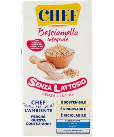 Italian Gourmet E.R. Panna Chef Whole Wheat Bechamel with Lactose Free Whole Wheat Flour 500ml - Buy Online on GoSupps.com
