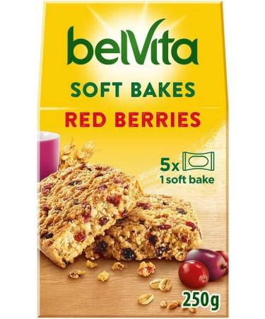 Breakfast Biscuits Bundle With BelVita Breakfast Soft Bakes Red Berries 5 Bars 250g and Breakfast Soft Bakes Blueberry 5 Bars 250g (2 Pack) - Buy Online on GoSupps.com