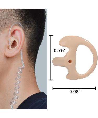 Buy TWAYRDIO Left Ear Earmold - Medium Replacement Earplug for Two Way Radio - 5 Pack Beige | International Shipping Available - Buy Online on GoSupps.com