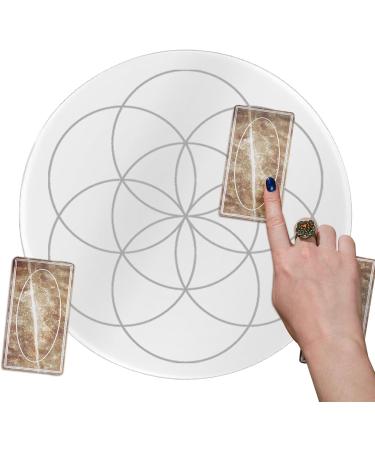 Runde Pendulum Board | Crystal Kissage Star Acrylic Divination Board for Metaphysical Energy & Living Room Decor - Buy Online on GoSupps.com