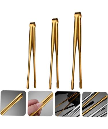Alipis 3pcs Barbecue Tongs Bread Clip Sugar Cube Snail Food Stainless Barbecue Clip Multifunction Clamp - Buy Online on GoSupps.com