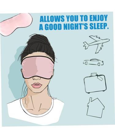 Angoily Silk Eye Mask with Ice Sheet Pink Gel Sleeping Mask for Kids & Adults | 21x9cm Facial Eye Plaster for Relaxation & Sleep - Buy Online on GoSupps.com