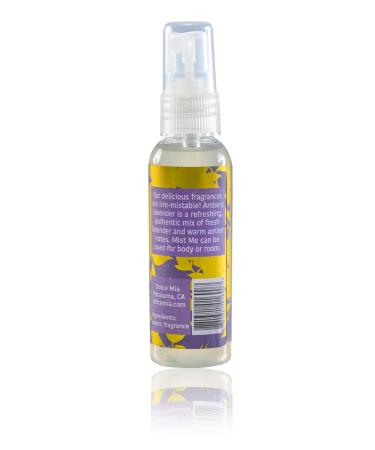 Dolce Mia | Mist Me | Ambery Lavender Fragrance | Body Mist & Perfume Pick Me Up | 2 oz - Buy Online on GoSupps.com