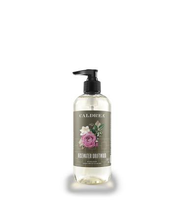 Caldrea Hand Wash Soap  Aloe Vera Gel  Olive Oil And Essential Oils To Cleanse And Condition  Rosewater Driftwood Scent  10.8 Oz Liquid hand soap
