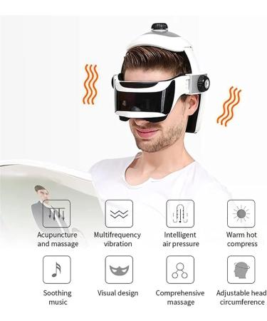 Casque de Massage lectrique for la t te p trissage Compression d'air adapt aux maux de t te soulagement du Stress et Sommeil Profond - Buy Online on GoSupps.com