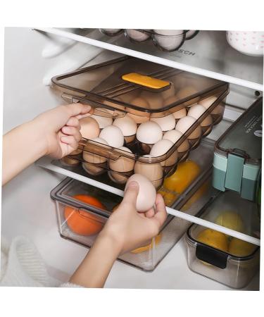 Healeved Box Egg Carton Refrigerator Eggs Fridge Egg Dispenser Fridge Egg Holder Egg Holders re-usable - Buy Online on GoSupps.com