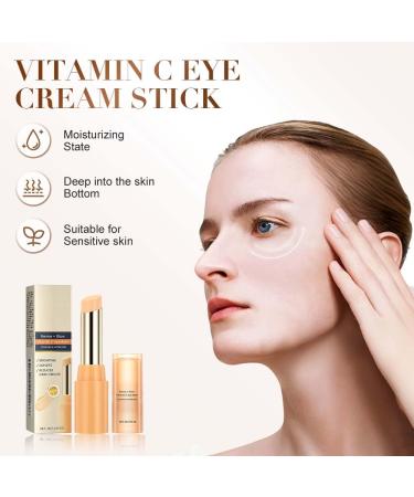 Nitvei Eye Balm with Vitamin C Brightens and Reduces Puffiness, 2025 New Revive Vitamin C Eye Balm Stick for Reducing Dark Circle, Hydrating Eyes Cream Eyes Care Stick for Women (1) - Buy Online on GoSupps.com