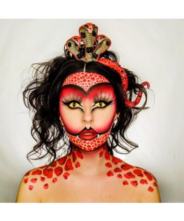 SK INFINITY Classic Red Face and Body Paint 18ml - Professional Water Based Makeup for Adults and Kids - Buy Online on GoSupps.com