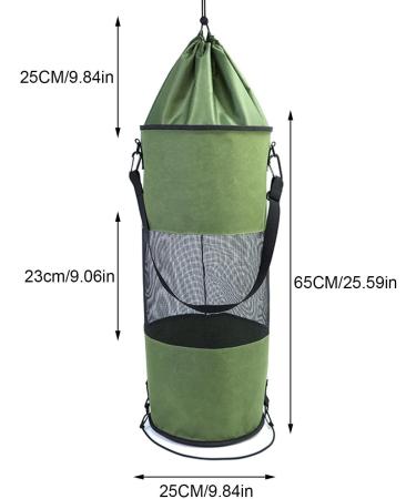 Boat Trash Bag Oxford Cloth Large Mesh Trash Bag with an Elastic Top Seal and Strap Light Garbage Bag Easy to Clean for Fishing Boating Golf Kayaking Pisole - Buy Online on GoSupps.com