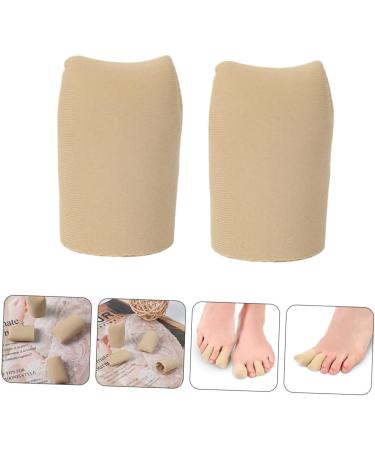 KALLORY 2pcs Silicone Gel Toe Sleeves - Toe Finger Protectors for Corns - Breathable Toe Caps - 2.7x4cm - Buy Online on GoSupps.com