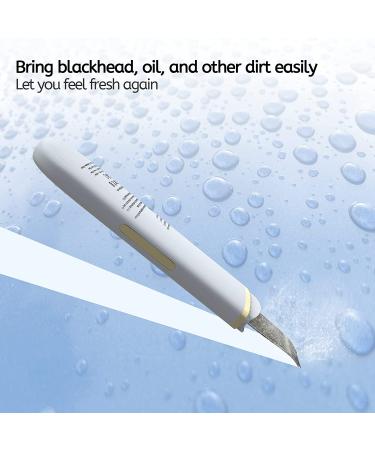 GUGUG Skin Scrubber Blackhead Remover | 4 Modes Pore Spatula for Deep Cleansing | Facial Skin Spatula - White - Buy Online on GoSupps.com